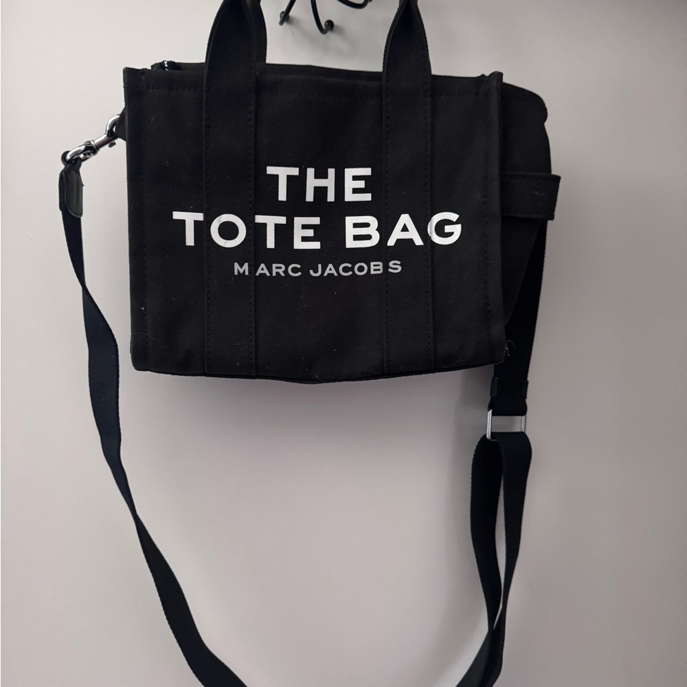Marc Jacobs Small Black Canvas The Tote Bag